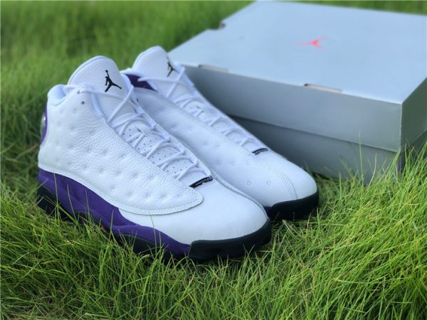 Air Jordan 13 Los Angeles Lakers white box