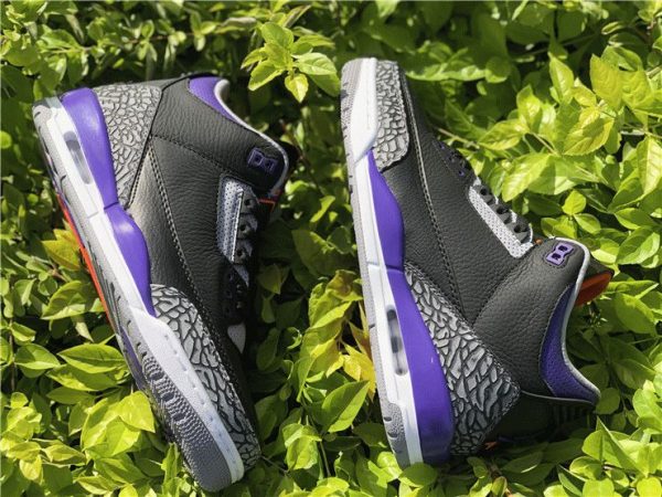 Air Jordan 3 Court Purple black
