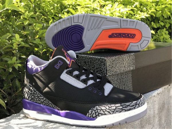 Air Jordan 3 Court Purple orange