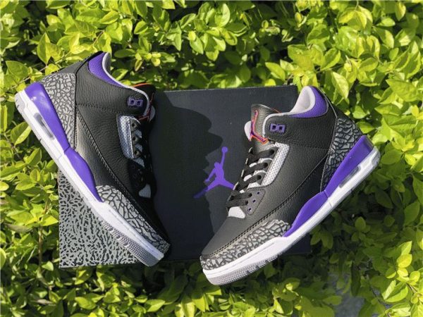 Air Jordan 3 Court Purple sale