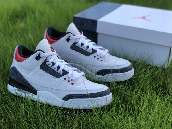 Air Jordan 3 SE Denim Fire Red with box