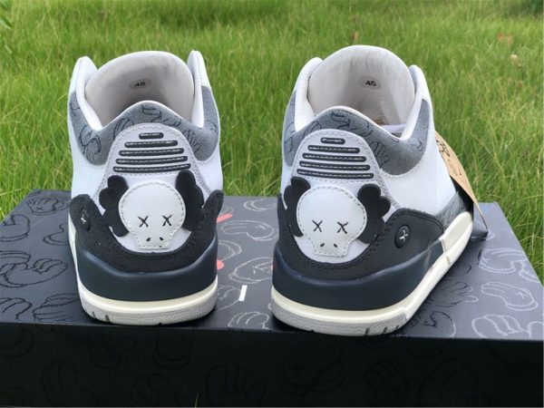 Bespoke Custom KAWS X Air Jordan 3 heel