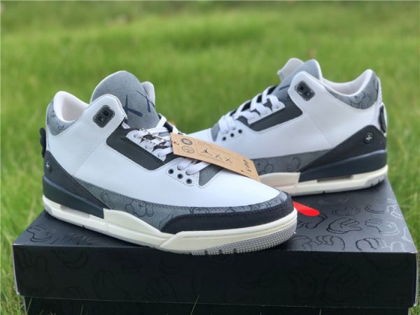 Bespoke Custom KAWS X Air Jordan 3 mudguard