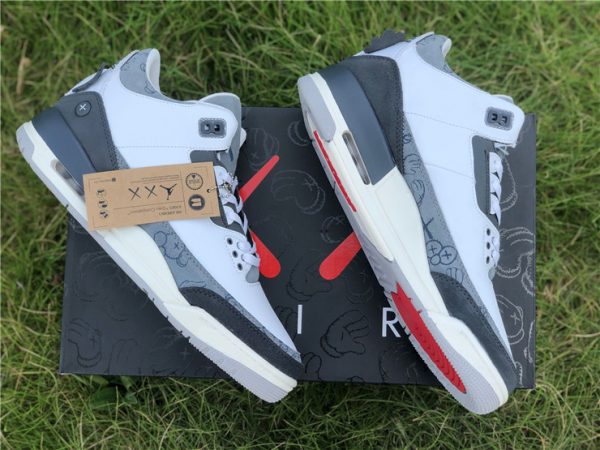 Bespoke Custom KAWS X Air Jordan 3 panel