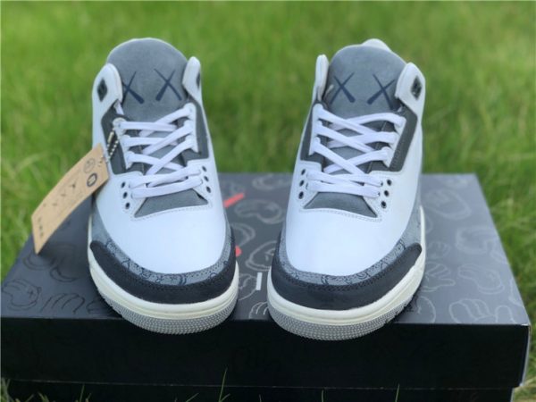 Bespoke Custom KAWS X Air Jordan 3 tongue