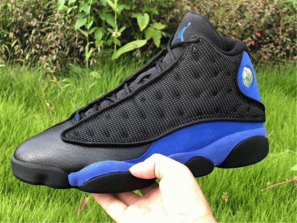 Black Hyper Royal Air Jordan 13 on hand