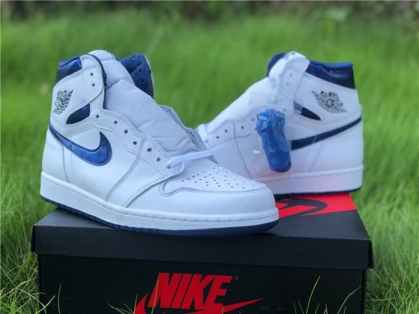 Cheap 2016 Air Jordan 1 High Metallic Navy 555088-106