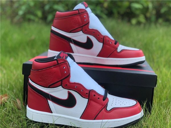 Cheap 2020 Air Jordan 1 High OG Bloodline 2.0 Red White Black