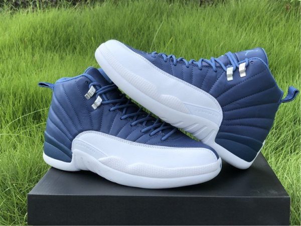 Cheap Air Jordan 12 Indigo Stone Blue 130690-404