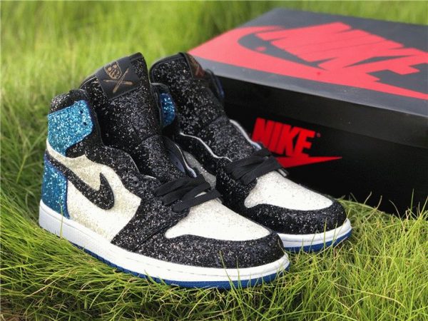 Fragment design x Nike Air Jordan 1 Glitter for sale