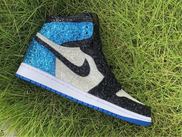 Fragment design x Nike Air Jordan 1 Glitter shoes