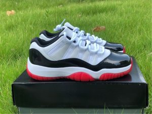 Grade School Air Jordan 11 XI Retro Low Gym Red Concord Bred