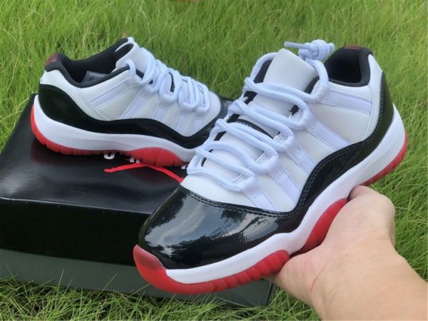 Grade School Air Jordan 11 XI Retro Low Gym Red Concord Bred On-hand