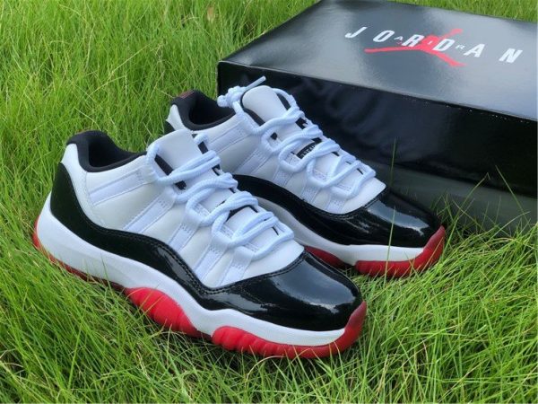 Grade School Air Jordan 11 XI Retro Low Gym Red Concord Bred Outlet