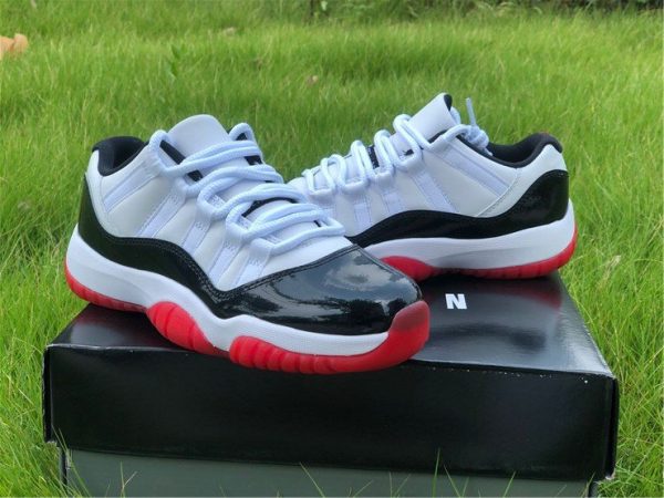 Grade School Air Jordan 11 XI Retro Low Gym Red Concord Bred Sale