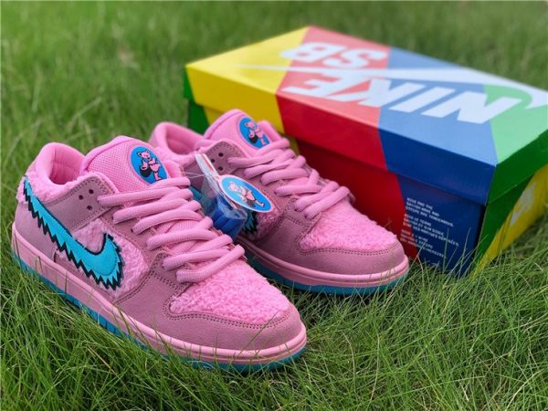 Grateful Dead Bears x Nike SB Dunks Low In Pink 2020