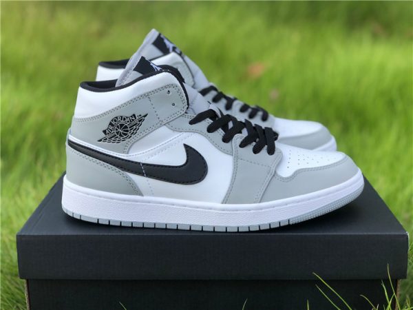 Jordan 1 Mid Light Smoke Grey