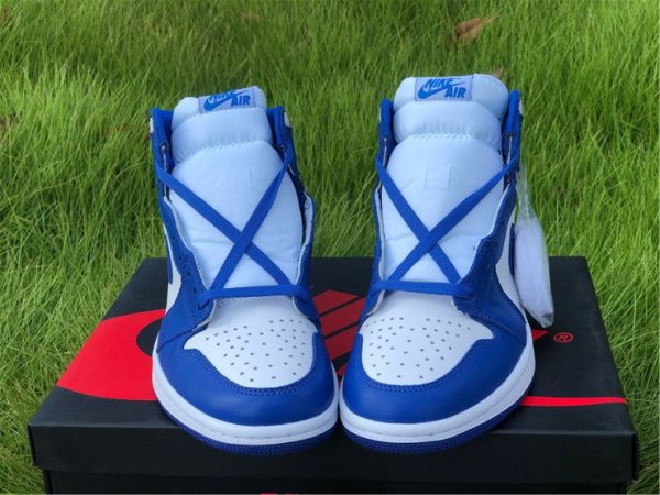 Jordan 1 Retro High OG Storm Blue Kentucky tongue