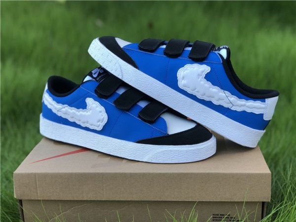 Kevin Bradley x Nike SB Blazer Low Heaven Battle Blue CT4594-400 Pair