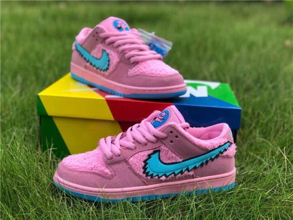 New Grateful Dead Bears x Nike SB Dunks Low In Pink