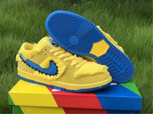 Nike SB Dunk Low Grateful Dead Bears In Yellow CJ5378-700 Sale