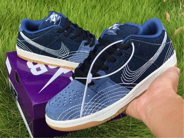 Nike SB Dunk Low Sashiko Denim Gum shoes