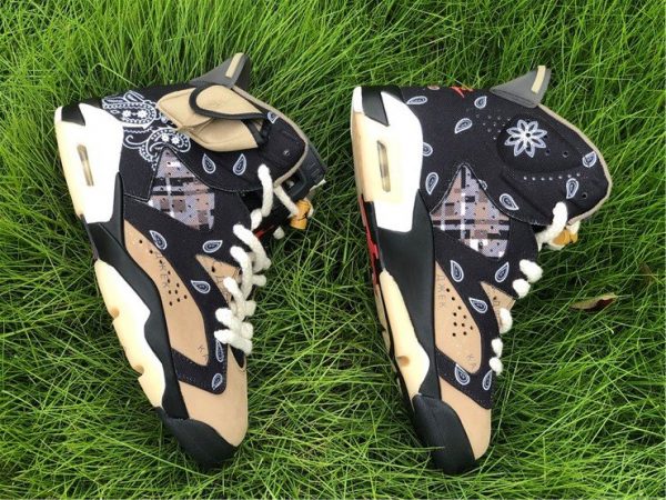 Travis Scott x Air Jordan 6 Paisley Print Panel