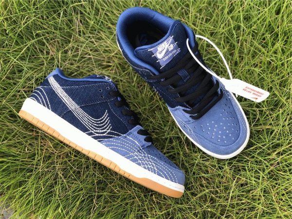 buy Nike SB Dunk Low Sashiko Denim Gum