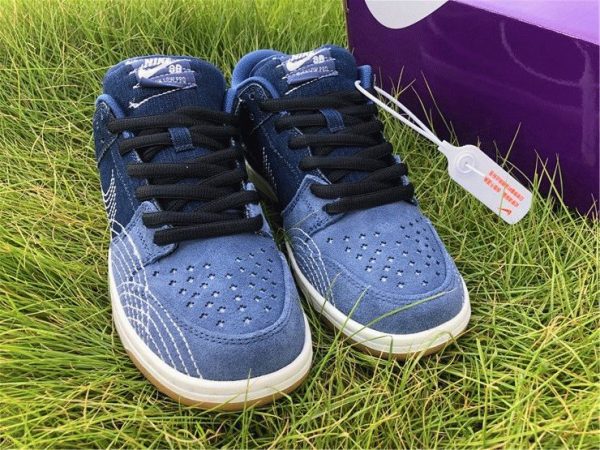 cheap Nike SB Dunk Low Sashiko Denim Gum