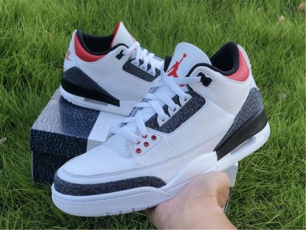 new Air Jordan 3 SE Denim Fire Red