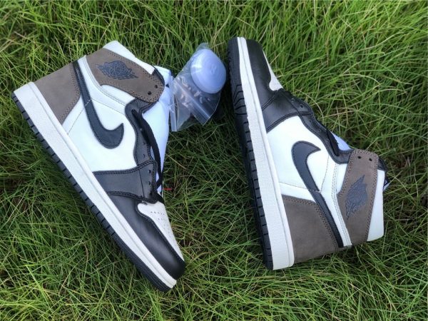 2020 Air Jordan 1 Dark Mocha mudguard