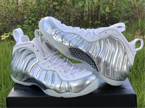 Air Foamposite One Chrome White