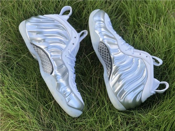 Air Foamposite One Chrome White sale