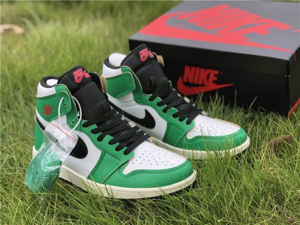 Air Jordan 1 High OG Lucky Green laces