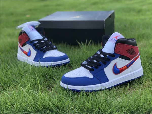 Air Jordan 1 Mid Embroidered Swooshes for sale