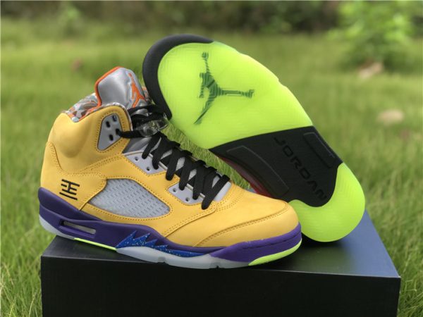 Air Jordan 5 SE What The yellow shoes