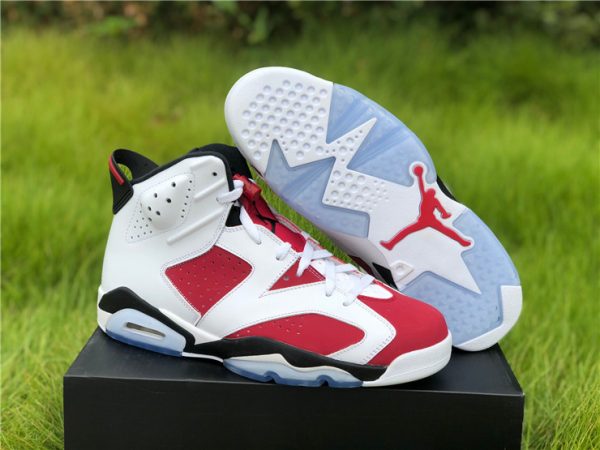 Air Jordan 6 Retro Carmine bottom sole