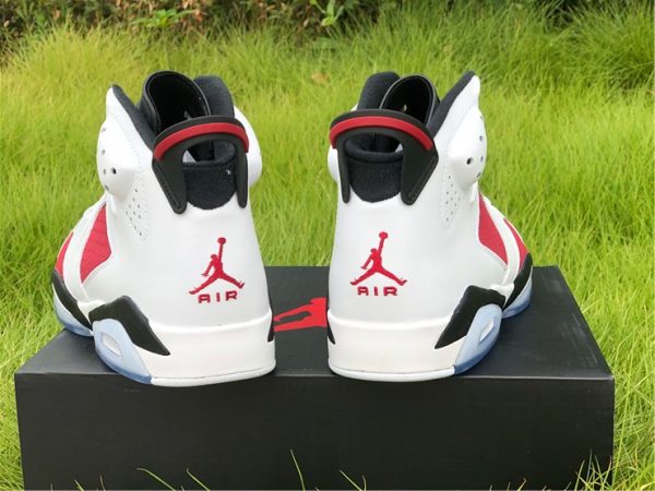 Air Jordan 6 Retro Carmine jumpman heel