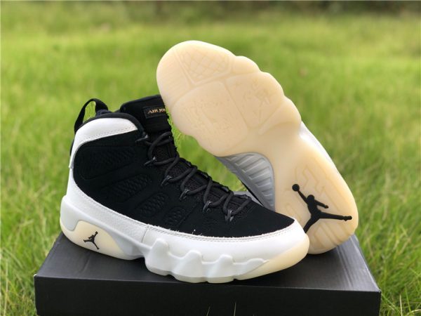 Air Jordan 9 LA City of Flight Black White sole