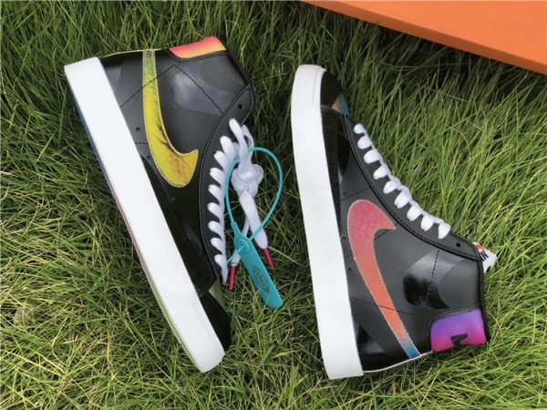 Blazer Mid 77 Vintage Bright Cactus Black gold swoosh