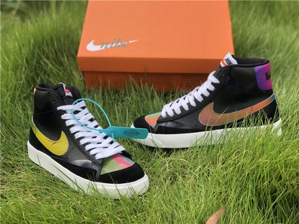 Blazer Mid 77 Vintage Bright Cactus Black gold swoosh for sale