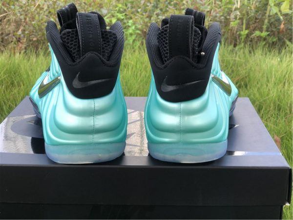 Nike Air Foamposite Pro Island Green heel