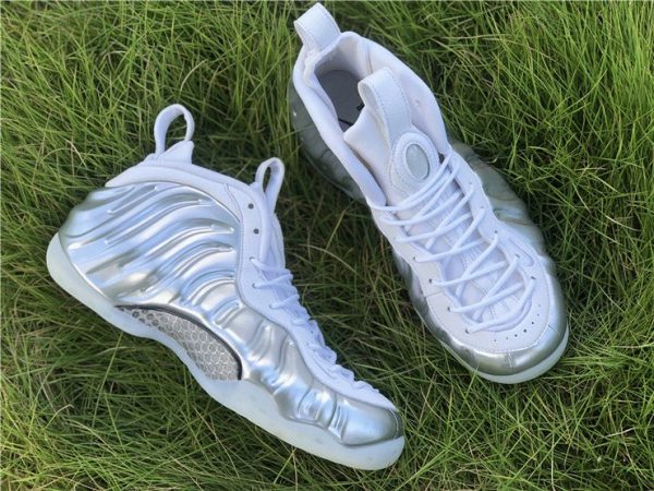 buy Air Foamposite One Chrome White