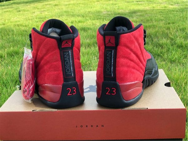 2020 Air Jordan 12 Reverse Flu Game heel