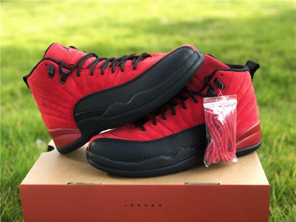 2020 Air Jordan 12 Reverse Flu Game red