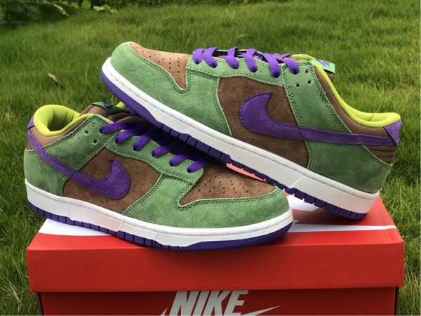 2020 Autumn Green Dunk Low Veneer