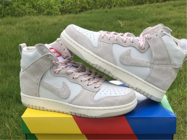 2020 Nike Dunks SB High White Wolf Grey