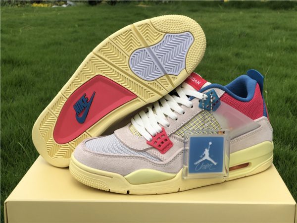 2020 Union x Air Jordan 4 Guava Ice bottom sole