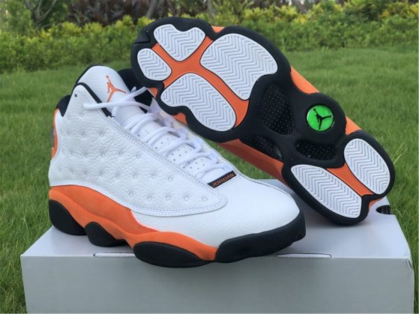 2021 Air Jordan 13 Starfish Orange White