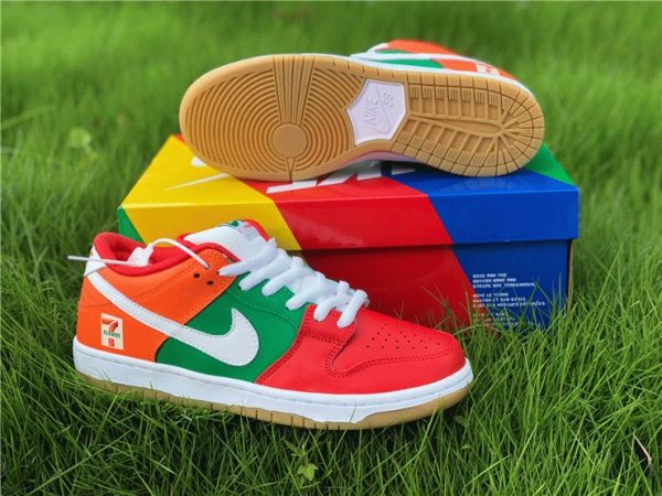 7-Eleven X Nike SB Dunk Low shoes